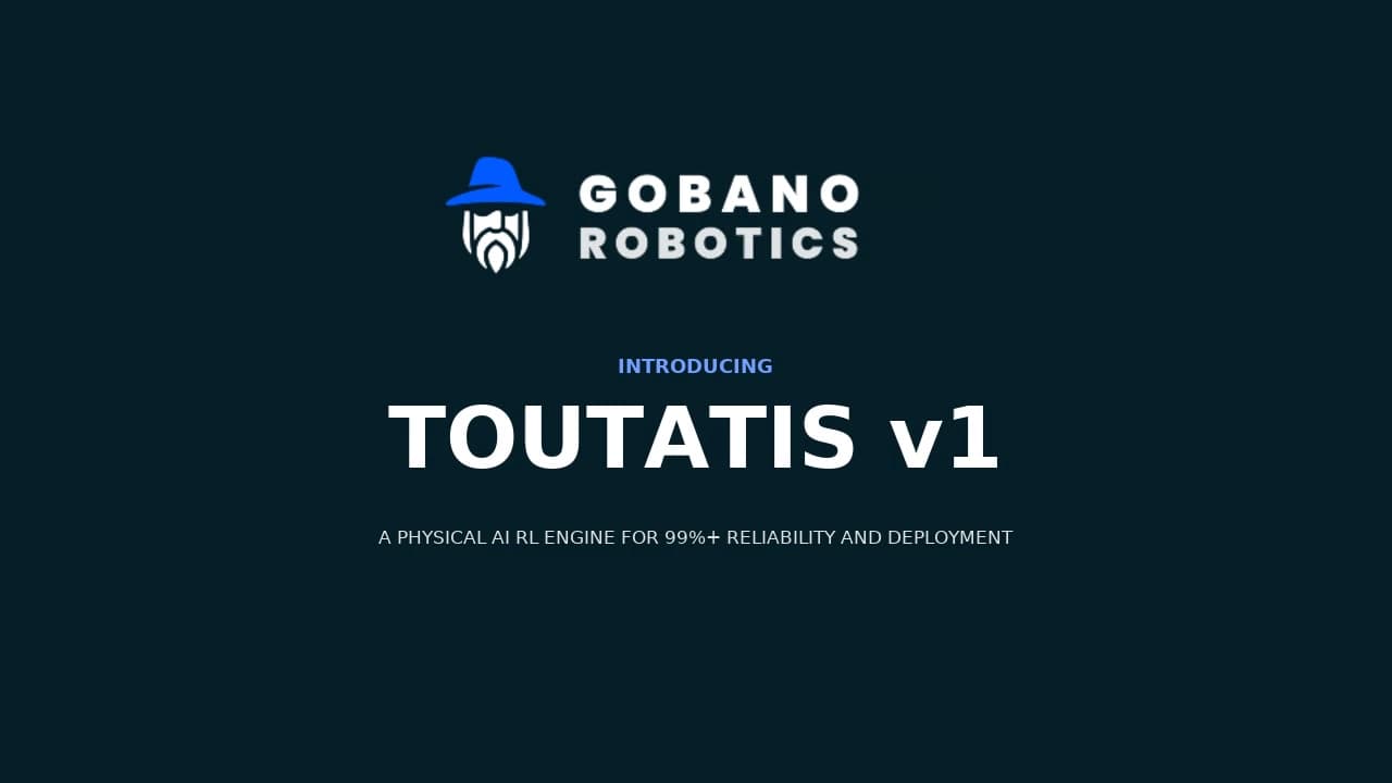 Toutatis Physical AI for real-world robot reliability